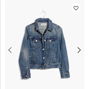 NWOT Madewell Shrunken Stretch Jean Jacket